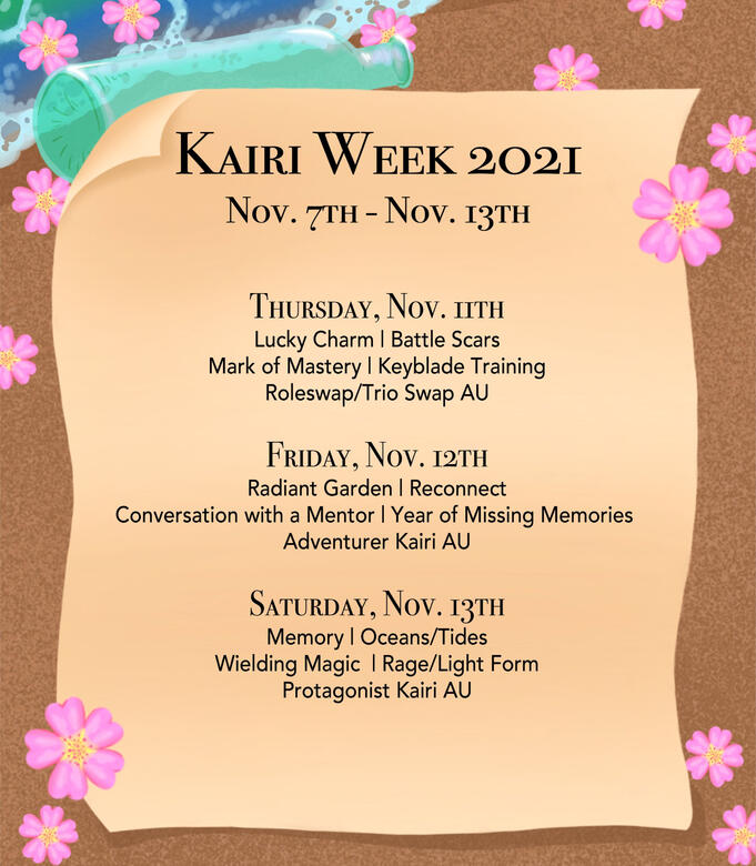 Kairi Week 2021 Prompts, Pt.2
